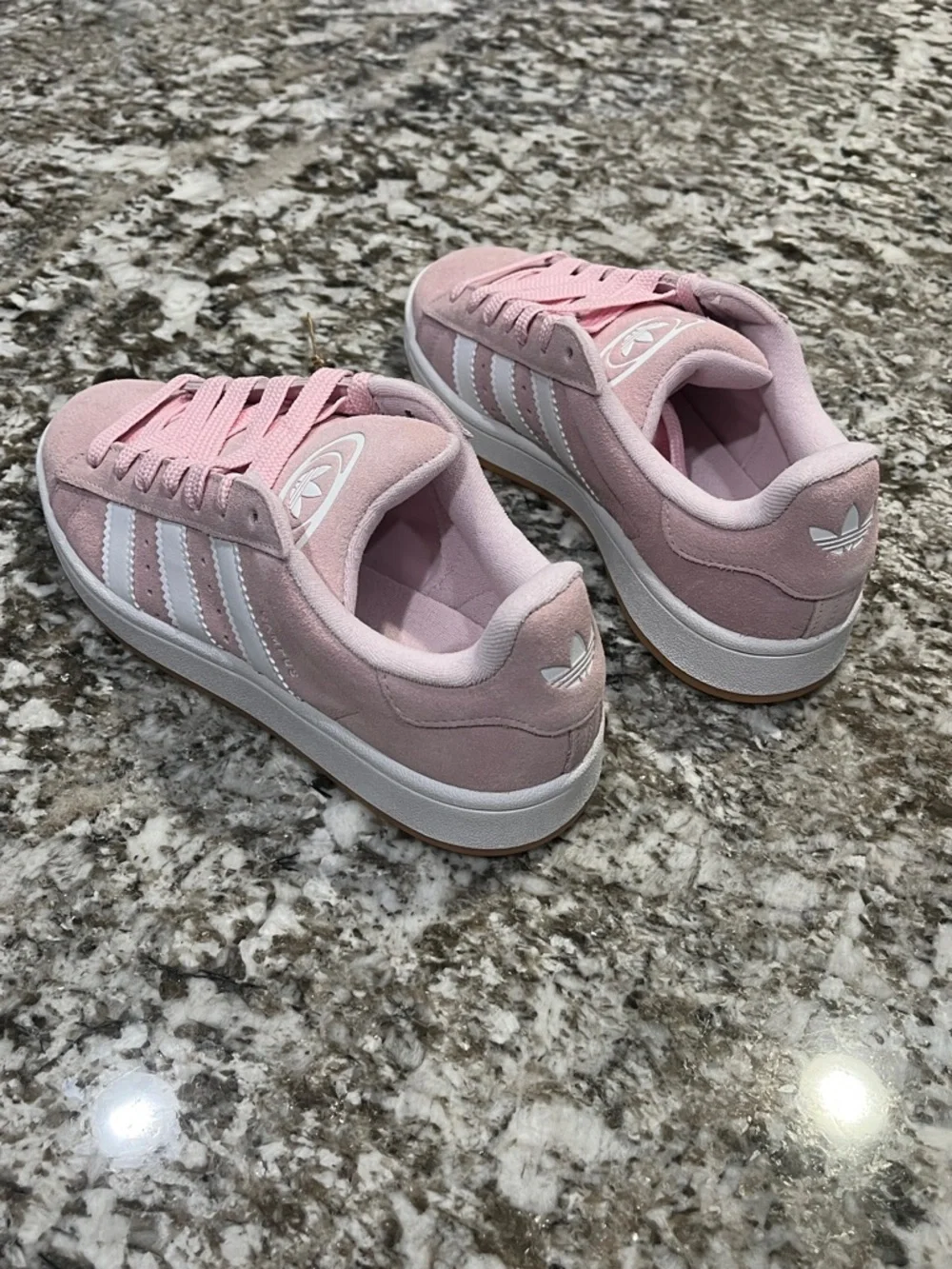 7Y / 8W adidas Campus 00s Pink White Stripes - Picture 5 of 9